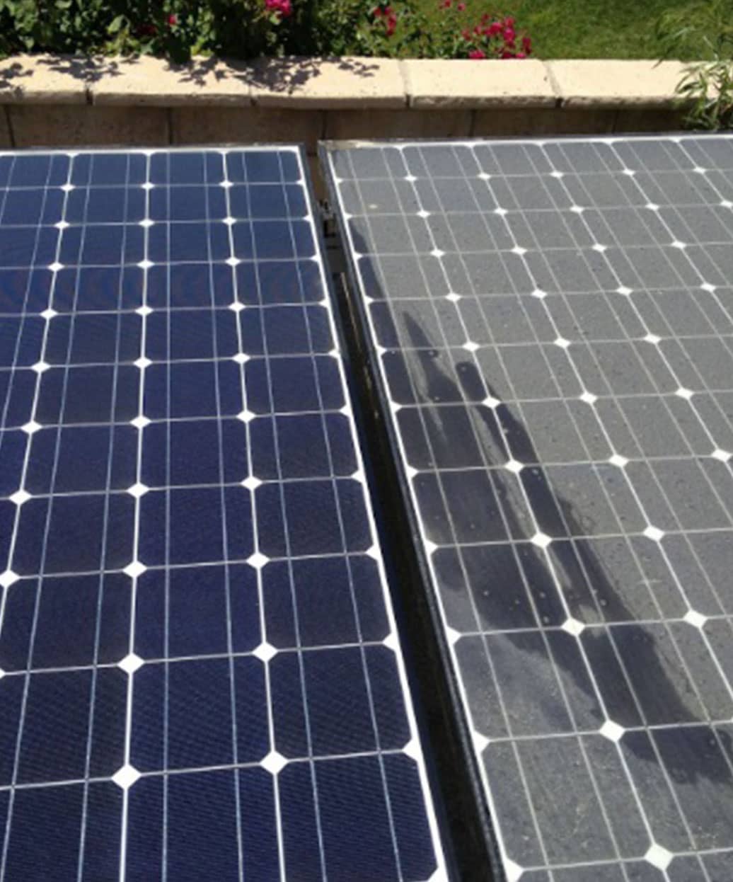 solar panel cleaning