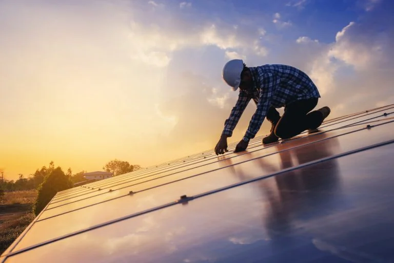Installing Solar Panels on Roof in California
